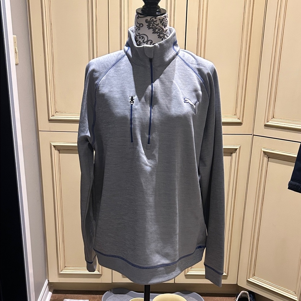 PUMA Elevated 1/4 Zip QUARRY